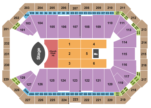 Dickies Arena Eric Church Seating Chart